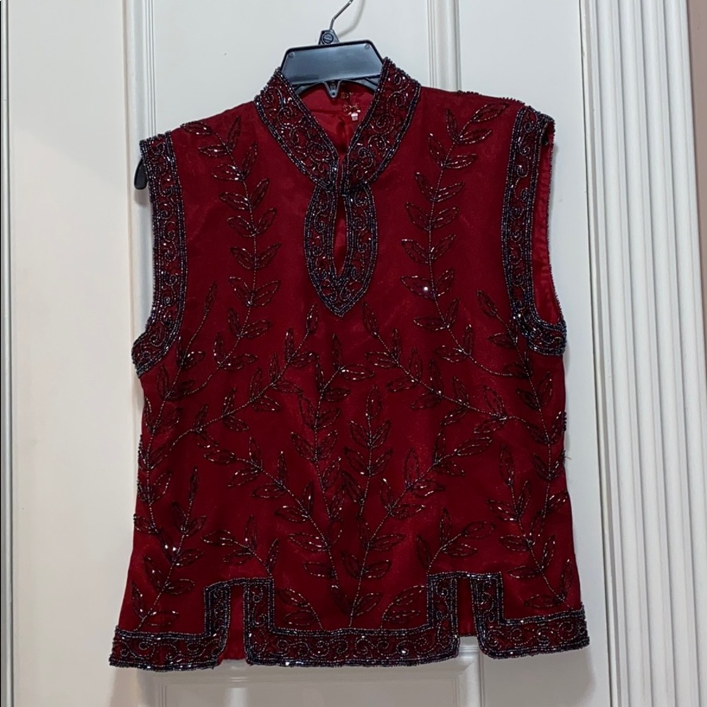 beaded blouse